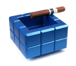 Пепельница Colibri Heritage Cube, Синий лак Navy AT125T4