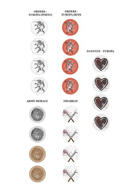 NMTB004 NEVER MIND THE BILLHOOKS DELUXE EUROPA MDF TOKENS