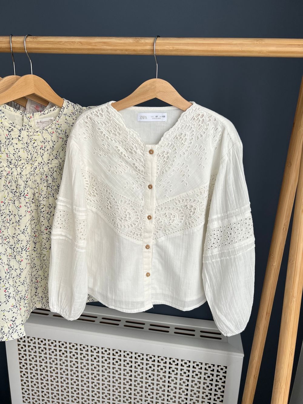 Хлопковая блузка Zara, 122