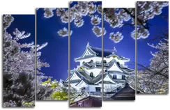 Модульная картина "Замок Белой Цапли"