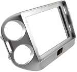 Магнитола для Volkswagen Tiguan 1 2007-2016, Golf Plus (рамка 10 серебро, любая кнопка) - Teyes CC3 Android 10, ТОП процессор, 4/32 Гб, CarPlay, SIM-слот