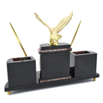 Письменный прибор из креноида "Орел" 300*95*230 мм.