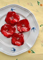 Подвеска "Цветок красный"