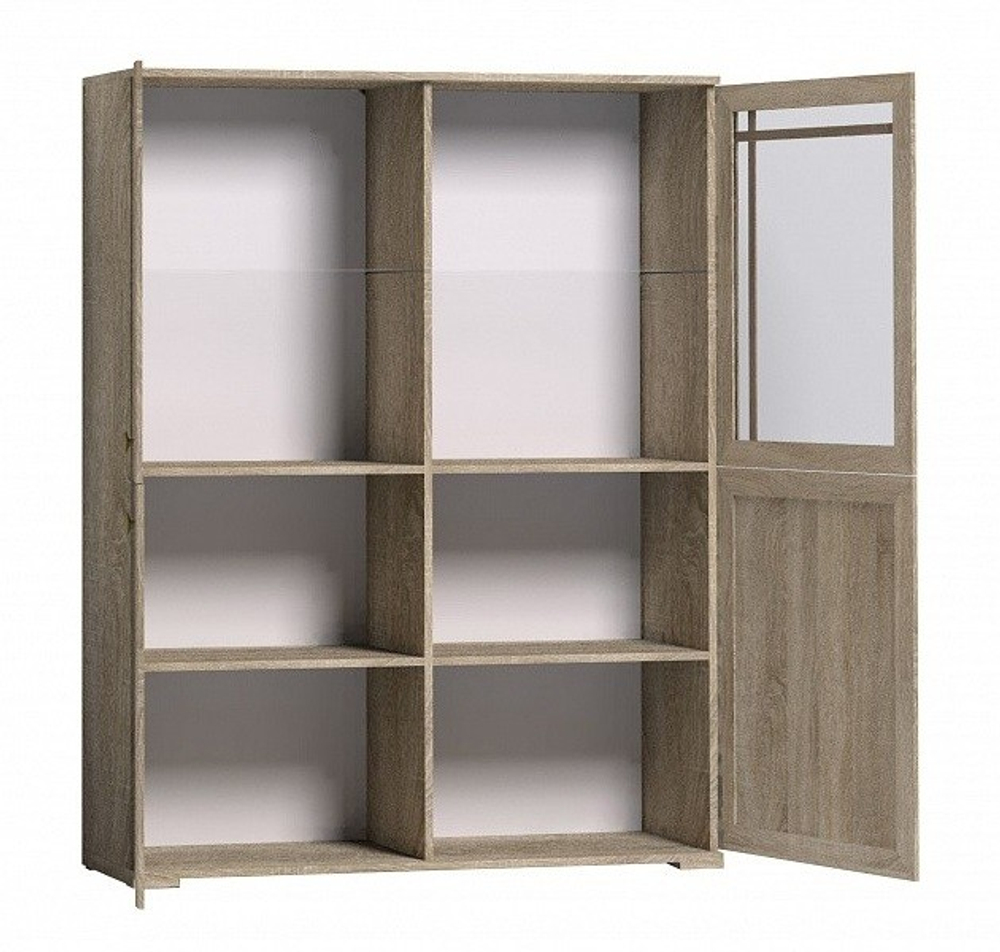 Шкаф-витрина Sherlock 22, дуб сонома