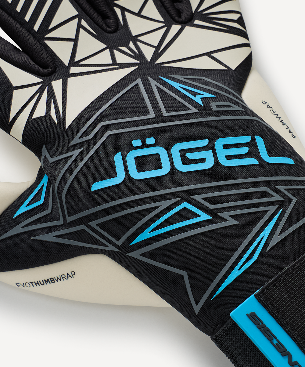 Перчатки вратарские JOGEL Genesis SL4 Negative hybrid, черный