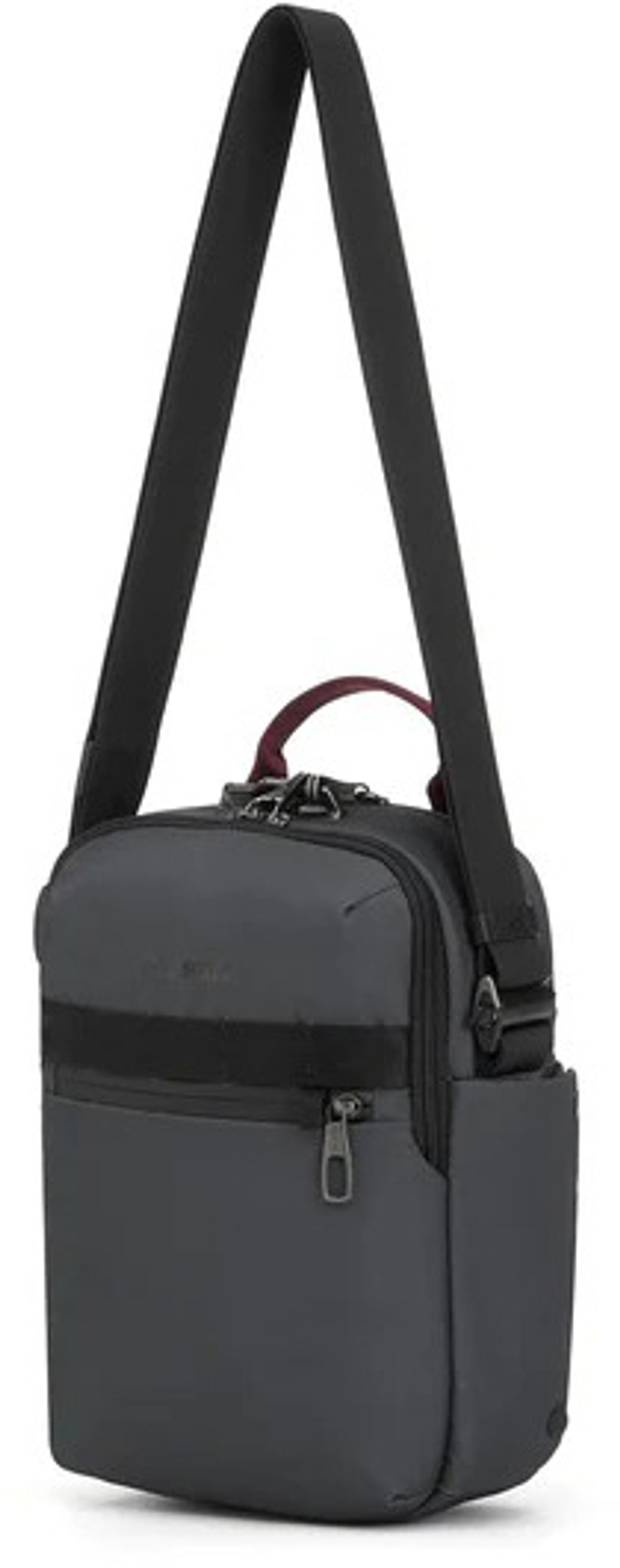 Сумка антивор Pacsafe Metrosafe X vertical crossbody, серый, 6 л.