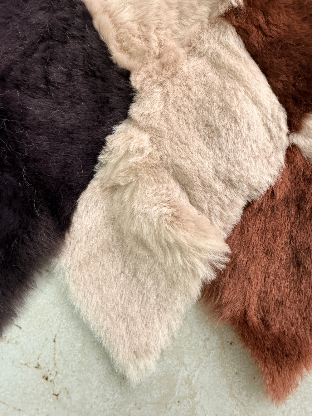 Меховой Коврик прикроватный накидка на кресло из овчины