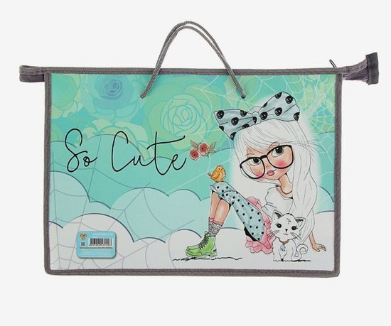 Папка на молнии А4 ПВХ Фубол