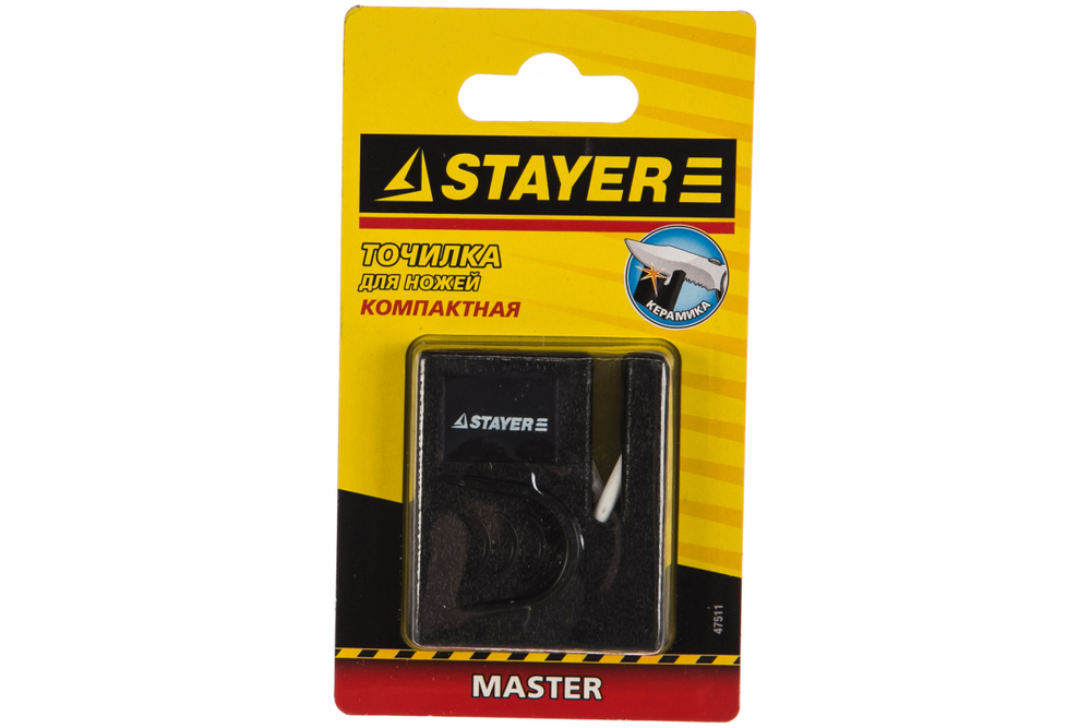 Компактная точилка STAYER Master для ножей керамическая рабочая часть 47511