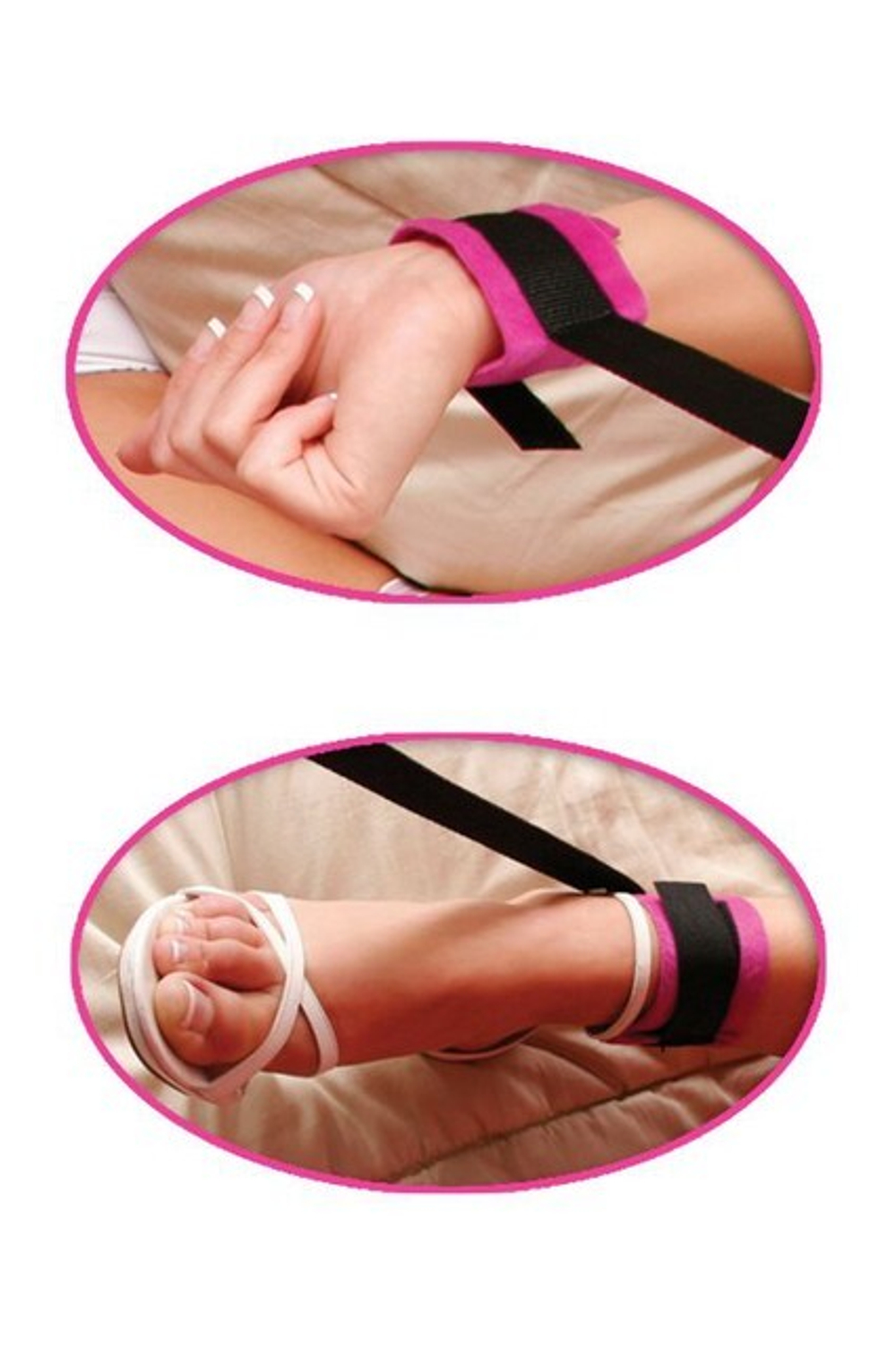 Набор для бондажа для новичков Fetish Fantasy Series Beginner's Bondage Set (Цвет: фиолетовый с черным)