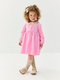 Платье вельветовое "Сахарная роза" 0+