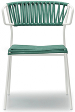 Кресло плетеное Scab Design Lisa Filo, лен, ментоловый