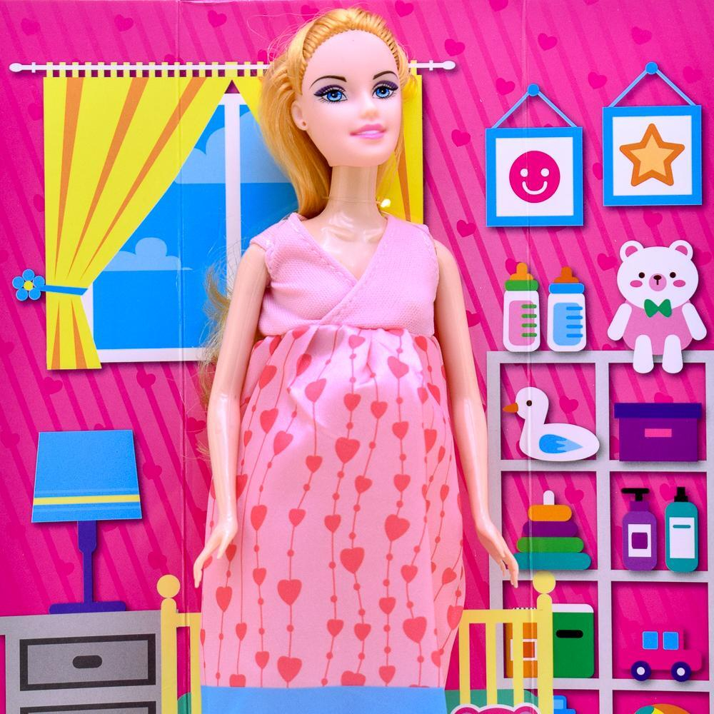 Кукла тип Модель беременная коробка FB076