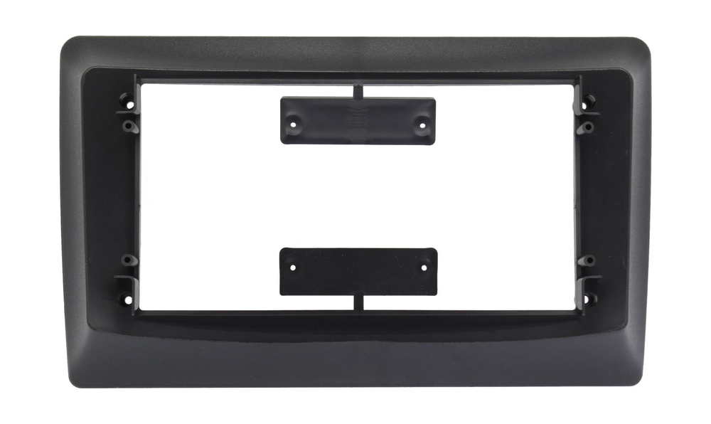 Комплект рамки с разъёмами 9" Toyota Vitz P90 2005-2010 взамен 200x100 черная накладка - Car-Smart 9647F3
