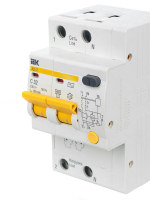 Выключатель автоматический дифференциального тока 2п C 32А 100мА тип AC 4.5кА АД-12 KARAT IEK MAD10-2-032-C-100