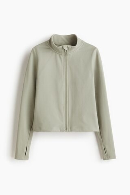 H&M Спортивная куртка SoftMove, зеленый