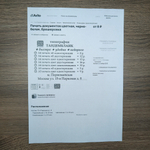 А4 печать чб односторонняя