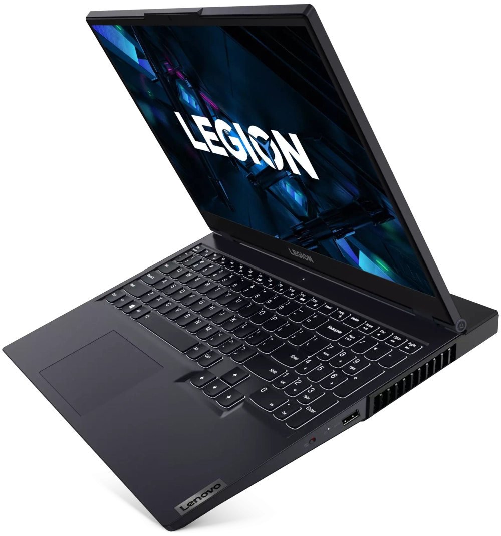Ноутбук Lenovo Legion 5 15ITH6H 82JH009KRK i5-11400H 16Gb SSD 512Gb NVIDIA RTX 3060 для ноутбуков 6Gb 15,6 FHD IPS Cam 80Вт*ч No OS Синий
