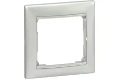 Рамка Legrand Valena 1-постовая алюминий 17432