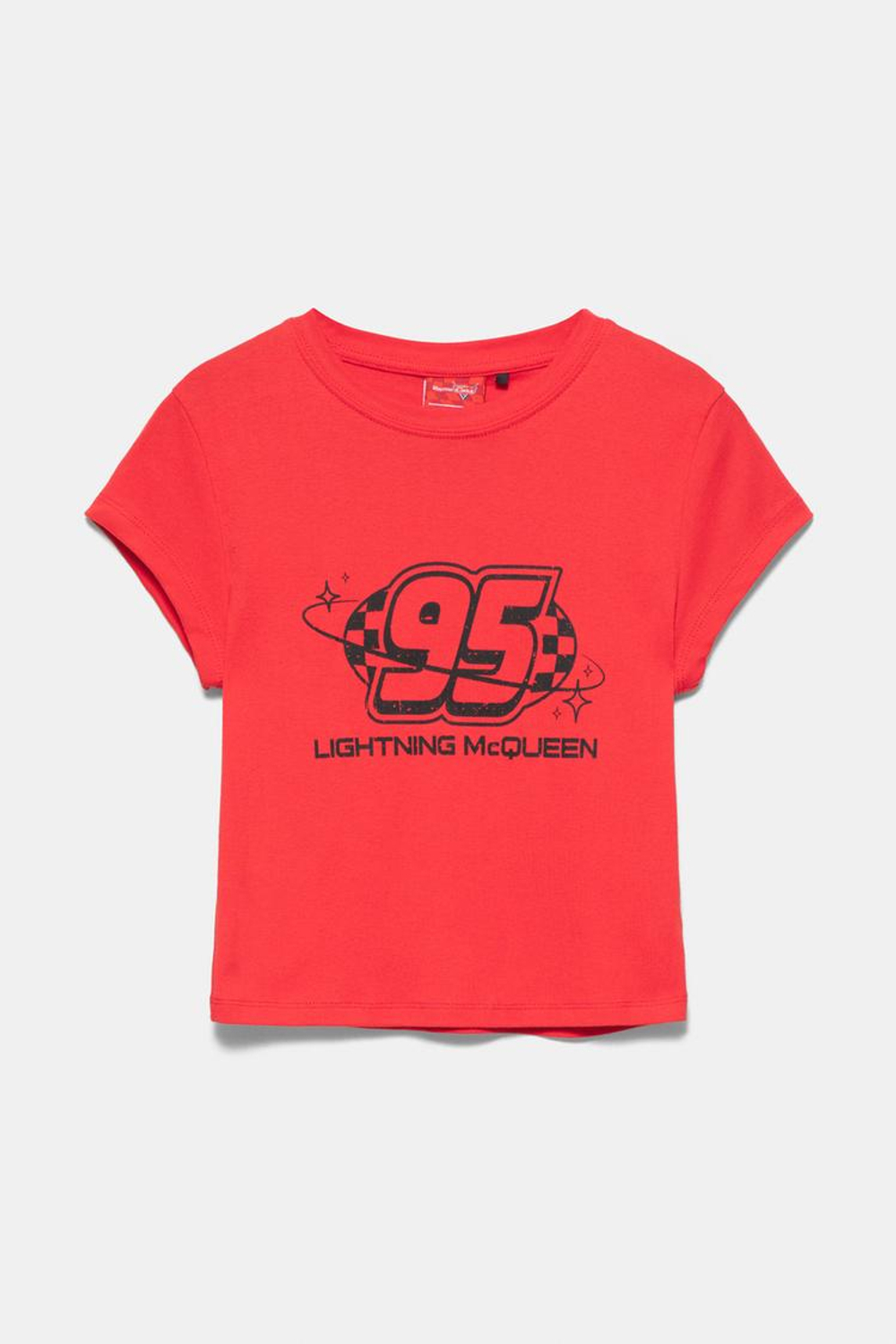 PULL&BEAR Футболка с принтом Cars, красный