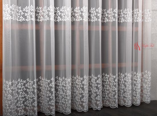 Тюль сетка PetiteX2 (тёплый белый)