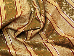 Шенилл Бланк полоса зеленый