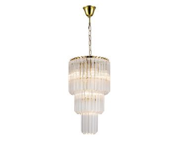 Подвесная люстра 10*E14 8910/C gold золото AMANDA Newport