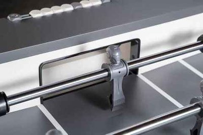 Игровой стол - футбол "Nine Star Iron Men ITSF Grey" (144х75,5х90)