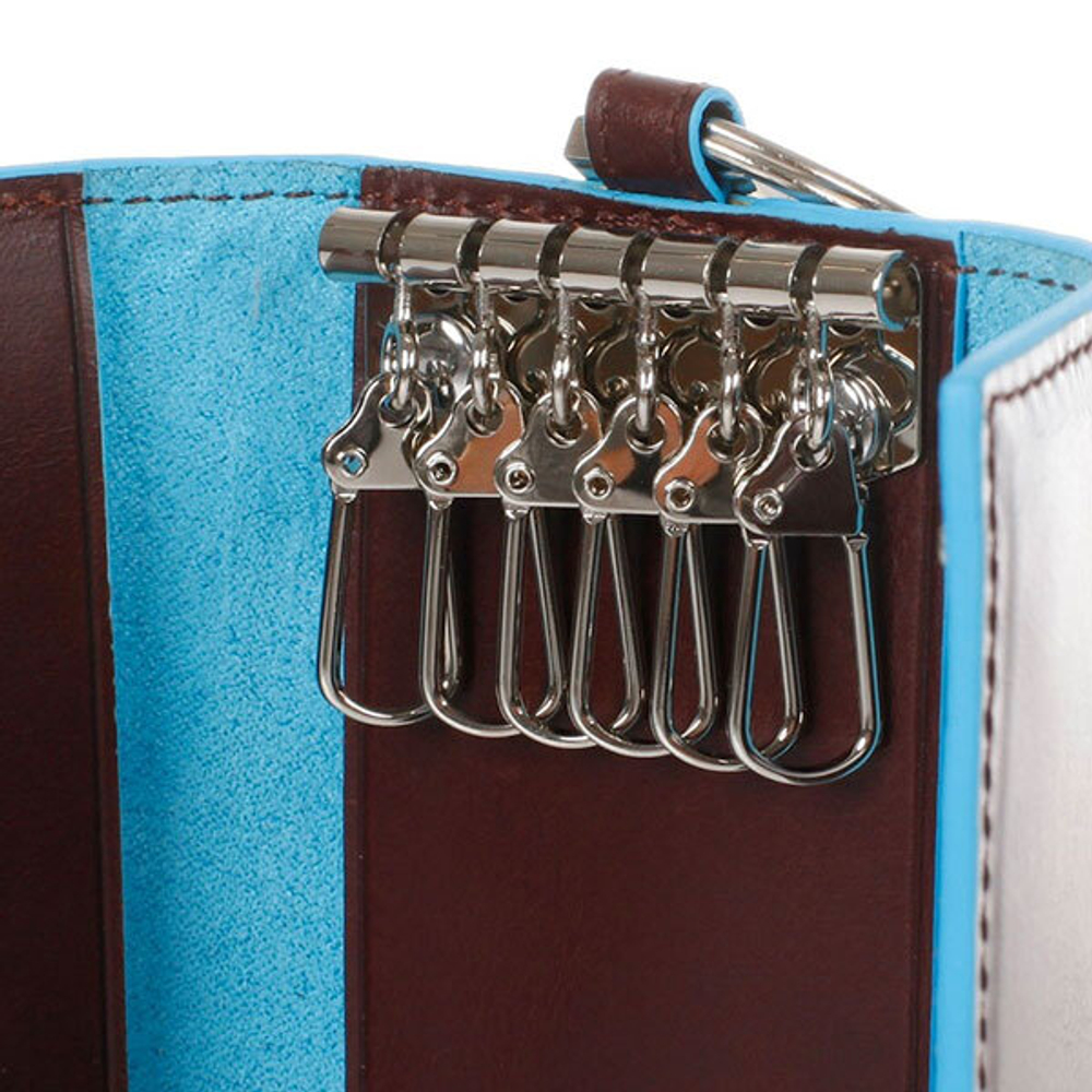 Ключница Piquadro Blue Square/Mogano