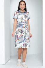 Платье-рубашка Сидни (акварель) Diolche