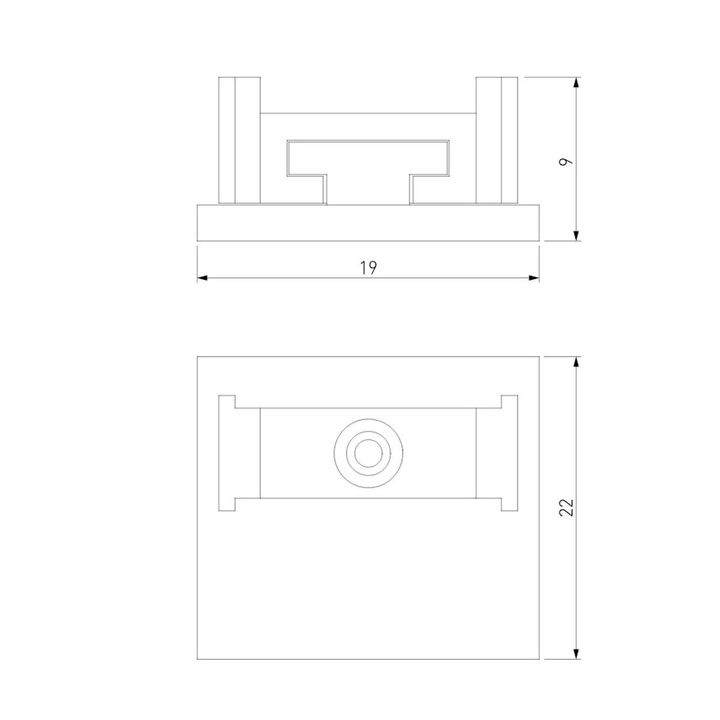 Заглушка Elektrostandard для накладного шинопровода Titan Line Magnetic 85230/00 (2 шт.) a069724