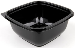 Одноразовые контейнеры 750мл 160х160х62мм без крышки (75/450шт)