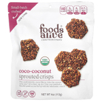 Foods Alive, Чипсы с ростками, кокос, 113 г (4 унции)