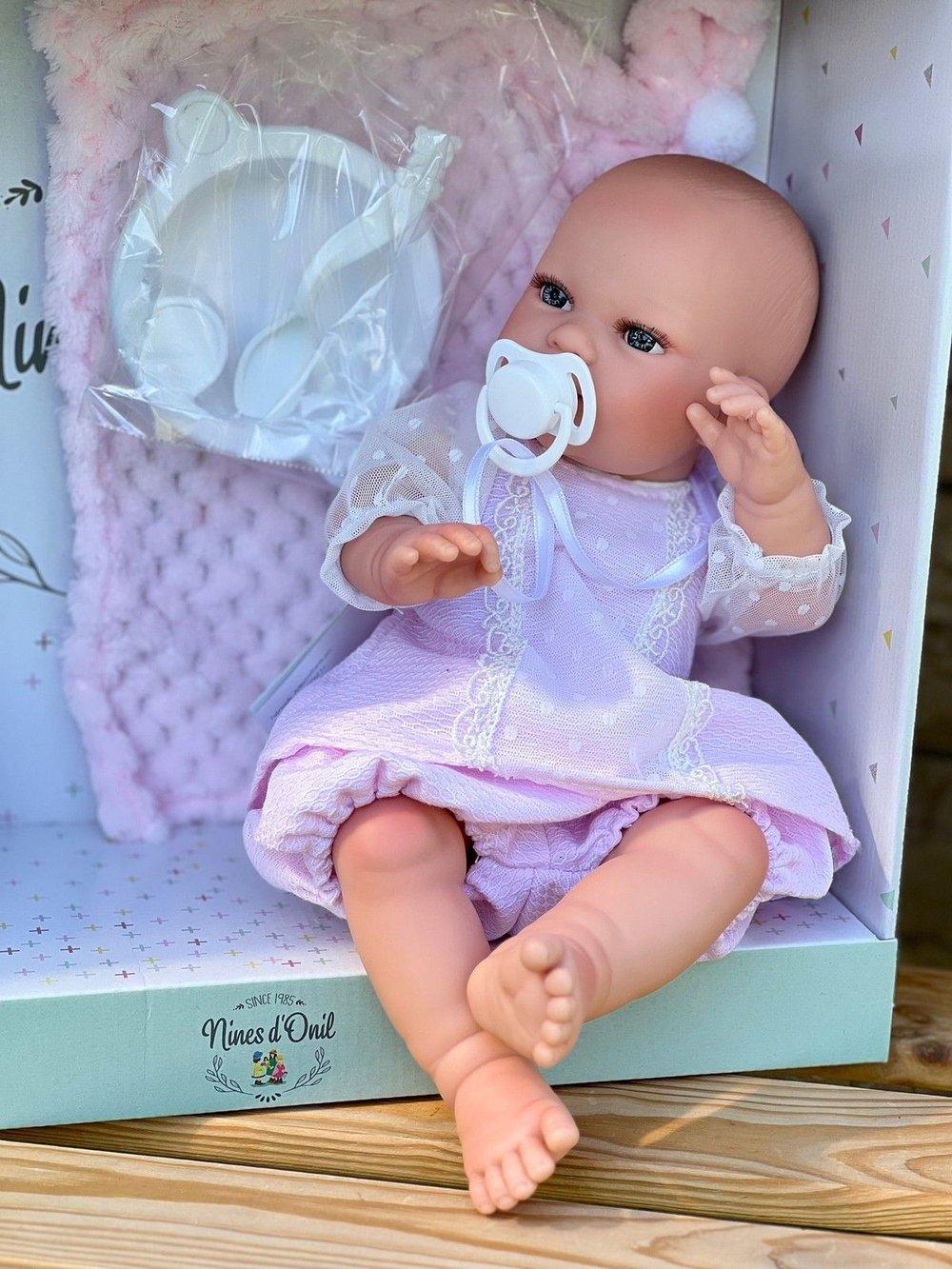 Кукла Nines виниловая 37см Recien Nacido (1422)