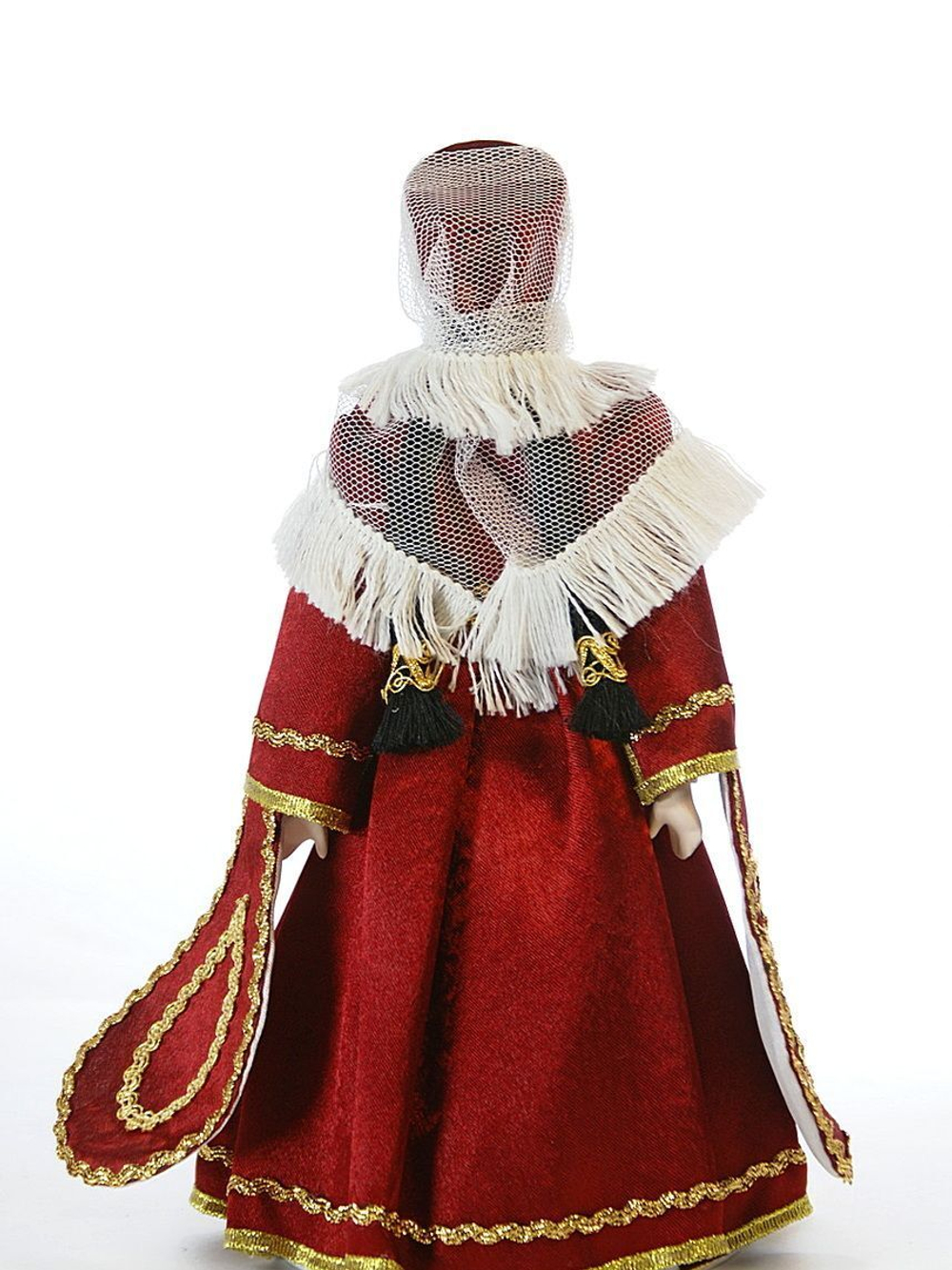 Кукла коллекционная в Кабардинском девичьем праздничном костюме. Кабардинка