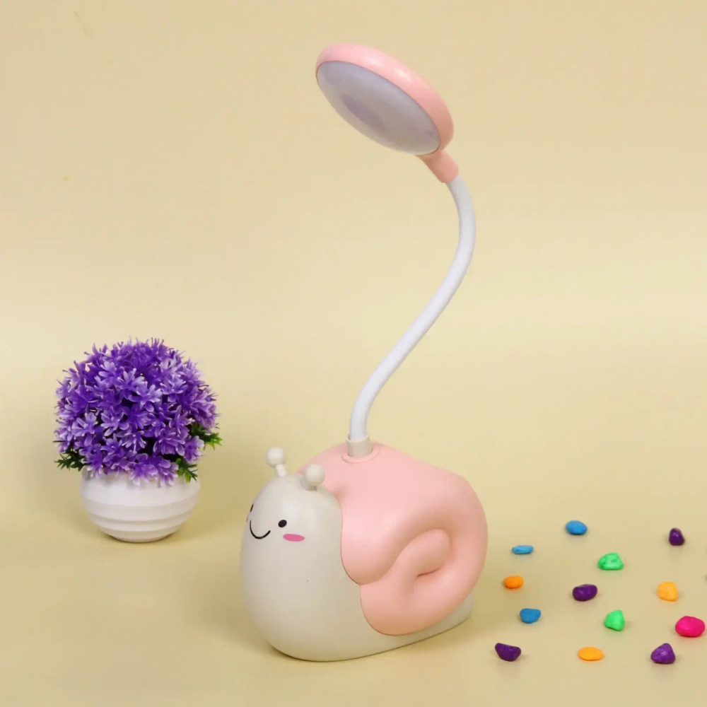 Настольная лампа «Sweet - Snail» LED, USB 0.6-4.2W 5V, Розовый