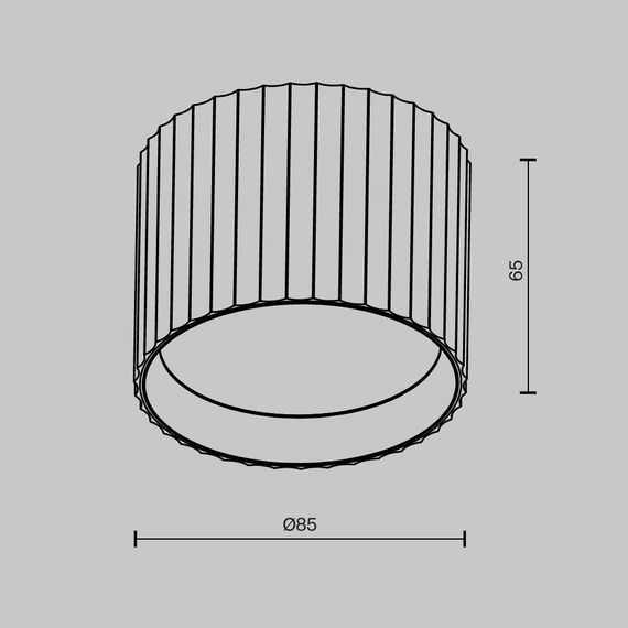 Потолочный светильник Maytoni Technical Ceiling Calipso C106CL-GX53-B