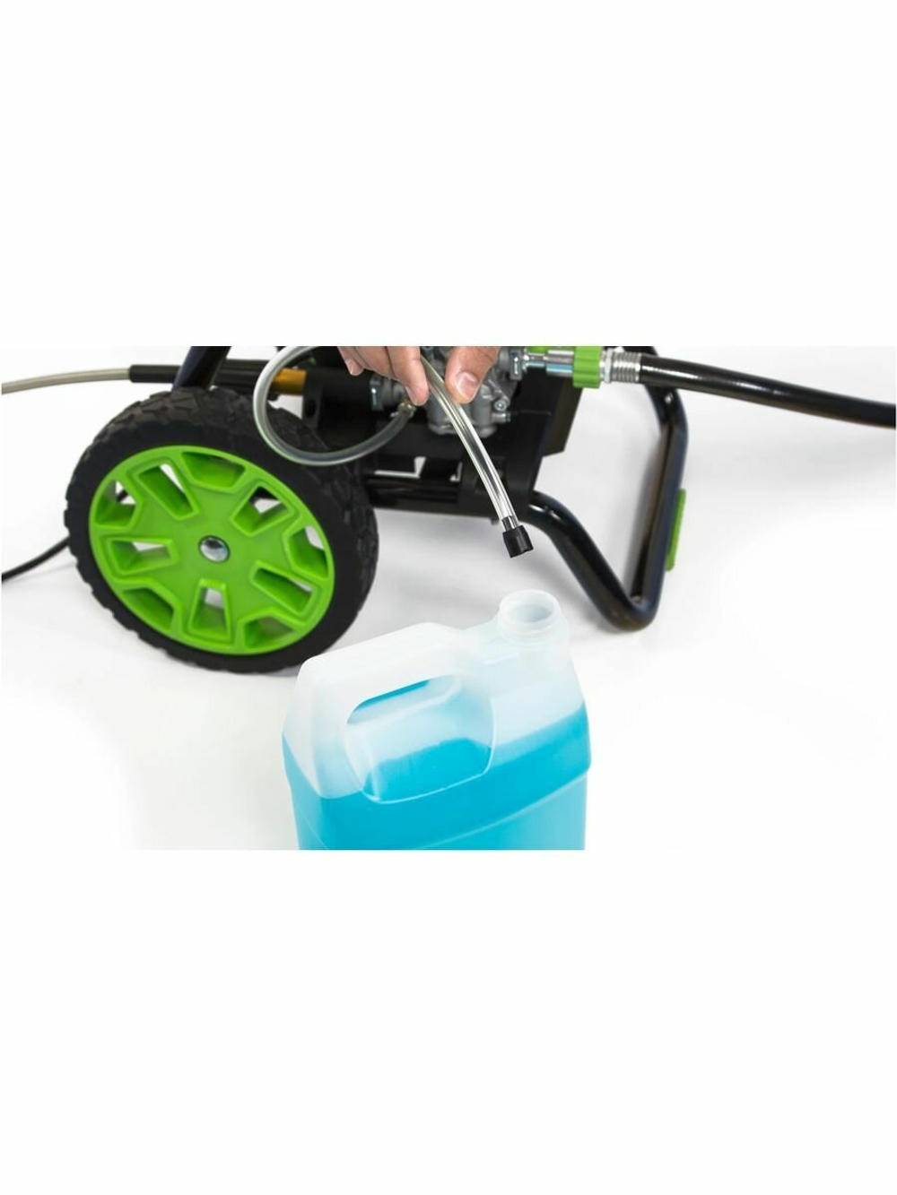 Мойка высокого давления GREENWORKS 1800Вт,140бар,420 л/час.,шланг7,6м (5106707)