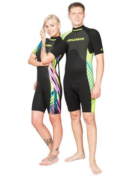 Короткий женский гидрокостюм для серфинга Salvimar Riviera Short lady 3 мм