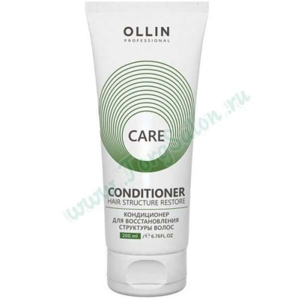 Кондиционер для восстановления структуры волос «Restore Conditioner», Care, Ollin, 200 мл.