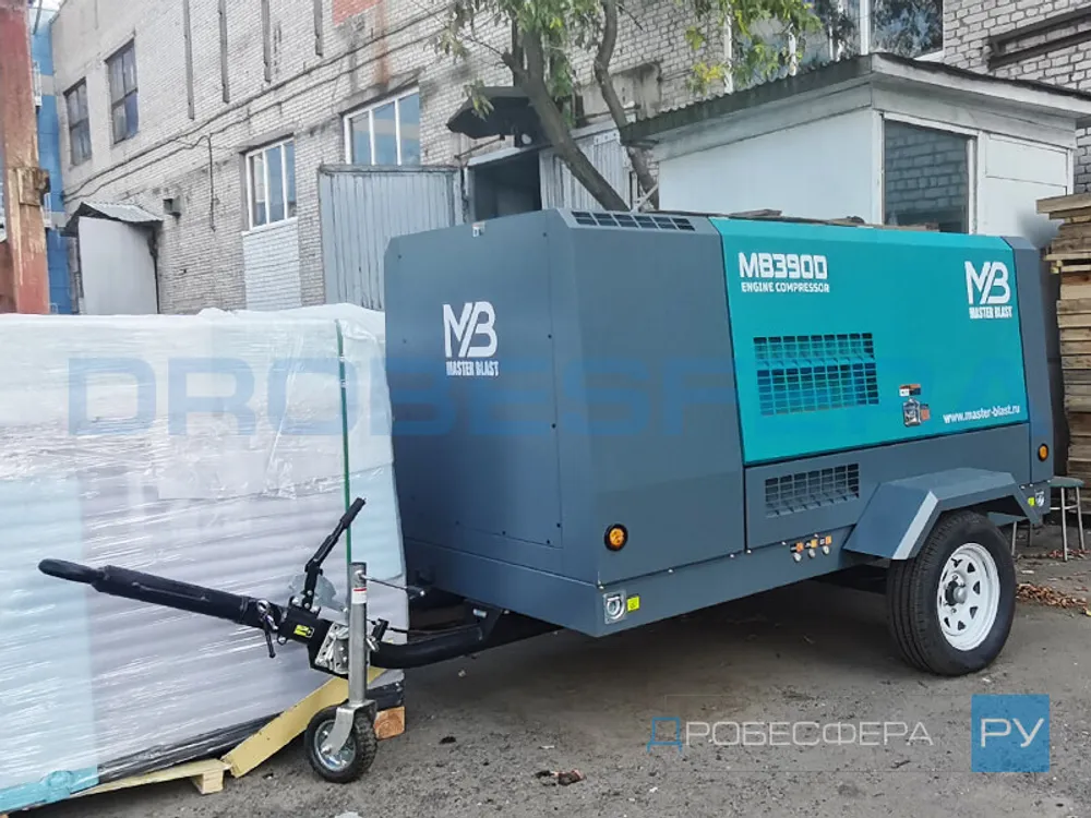 Дизельный компрессор MB390D MasterBlast передвижной