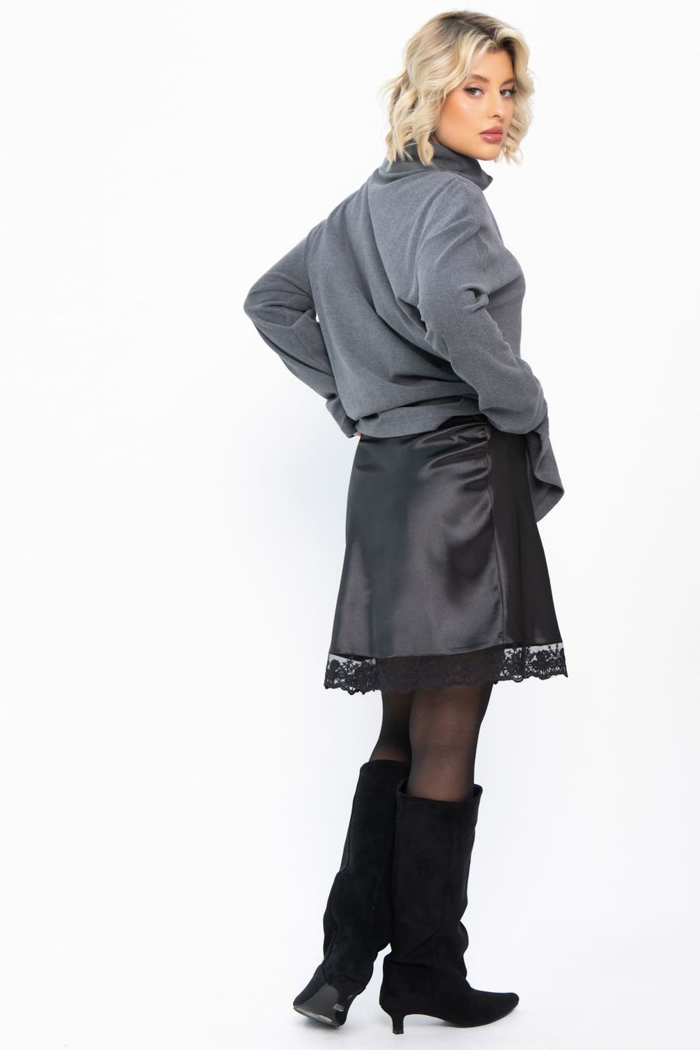 Юбка Игривое настроение (черная) Ю14833-7М LT Collection