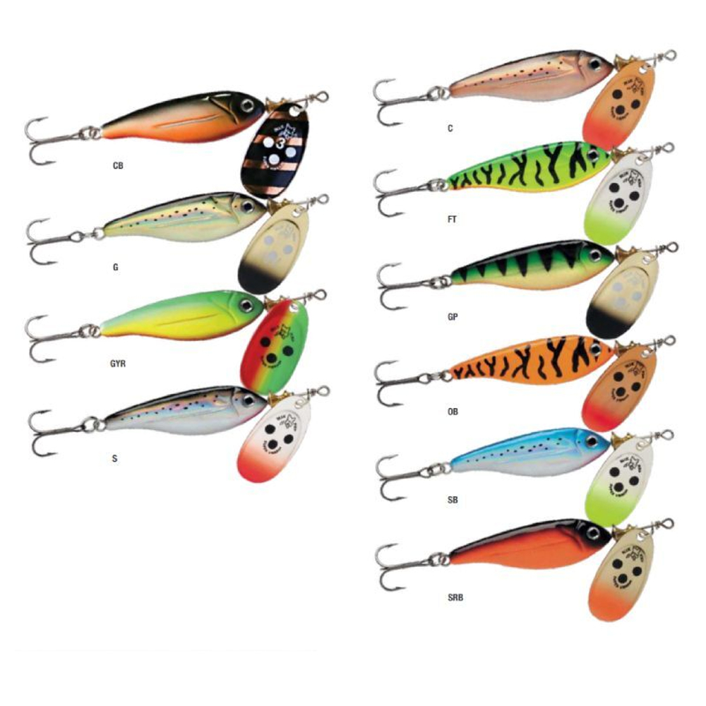 Блесна для рыбалки вертушка Minnow Super Vibrax 3 /S