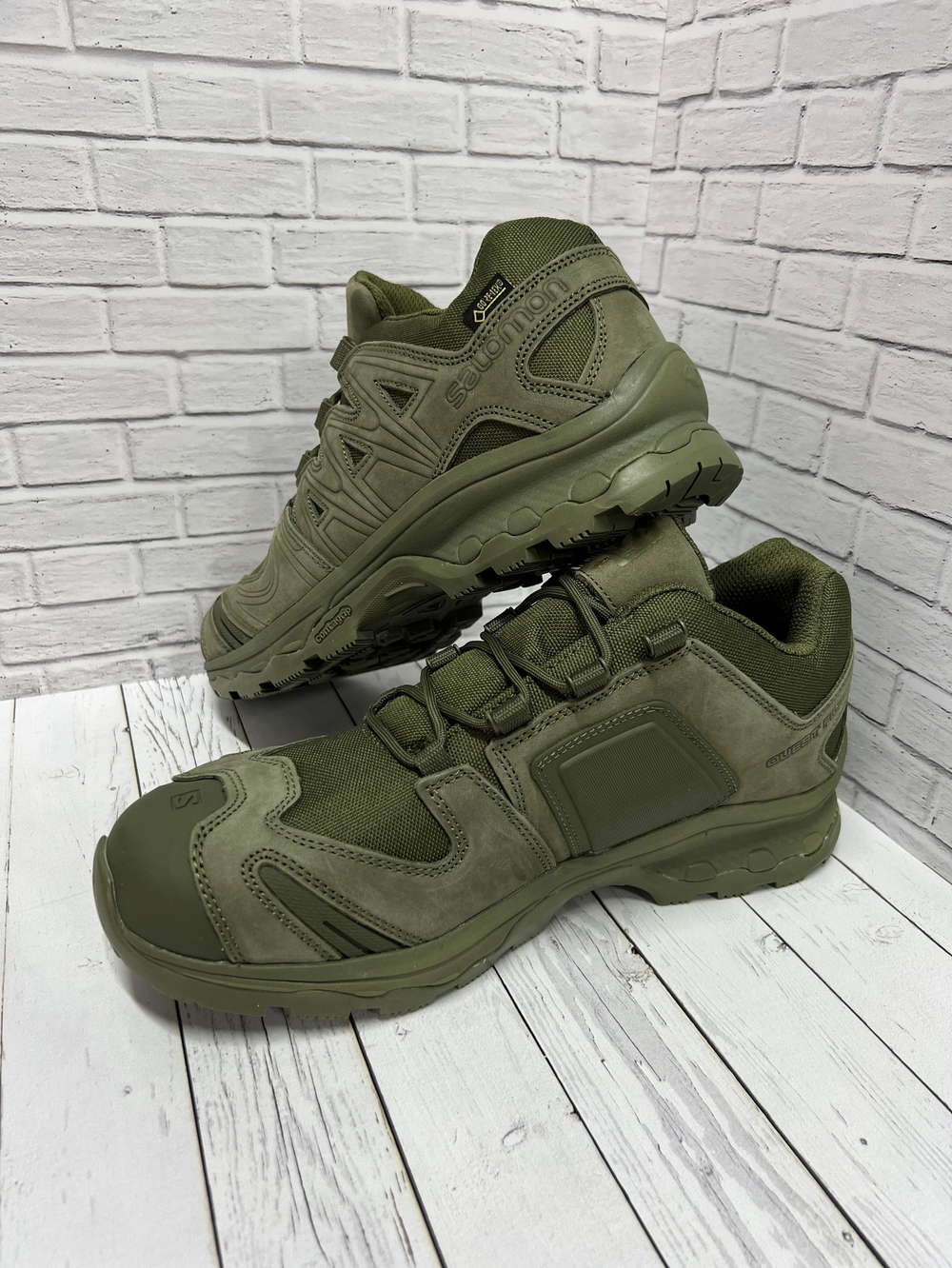 Кроссовки Salmon / олива