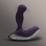 Вибромассажер простаты с вращающейся головкой Nexus Revo 2 Grey (серый) (Цвет: серый)