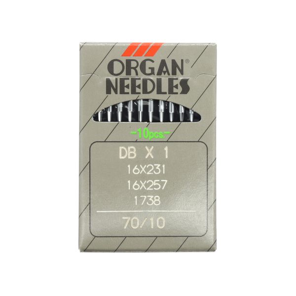 Иглы для промышленных швейных машин DBx1, №70, 10 шт, Organ