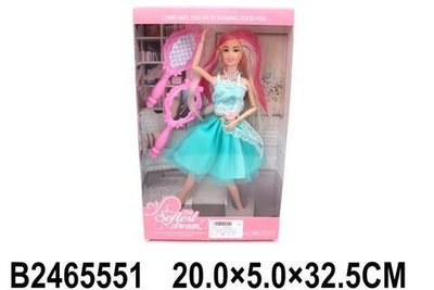 Кукла тип Модель на шарнирах с аксессуарами, коробка PZ020C3