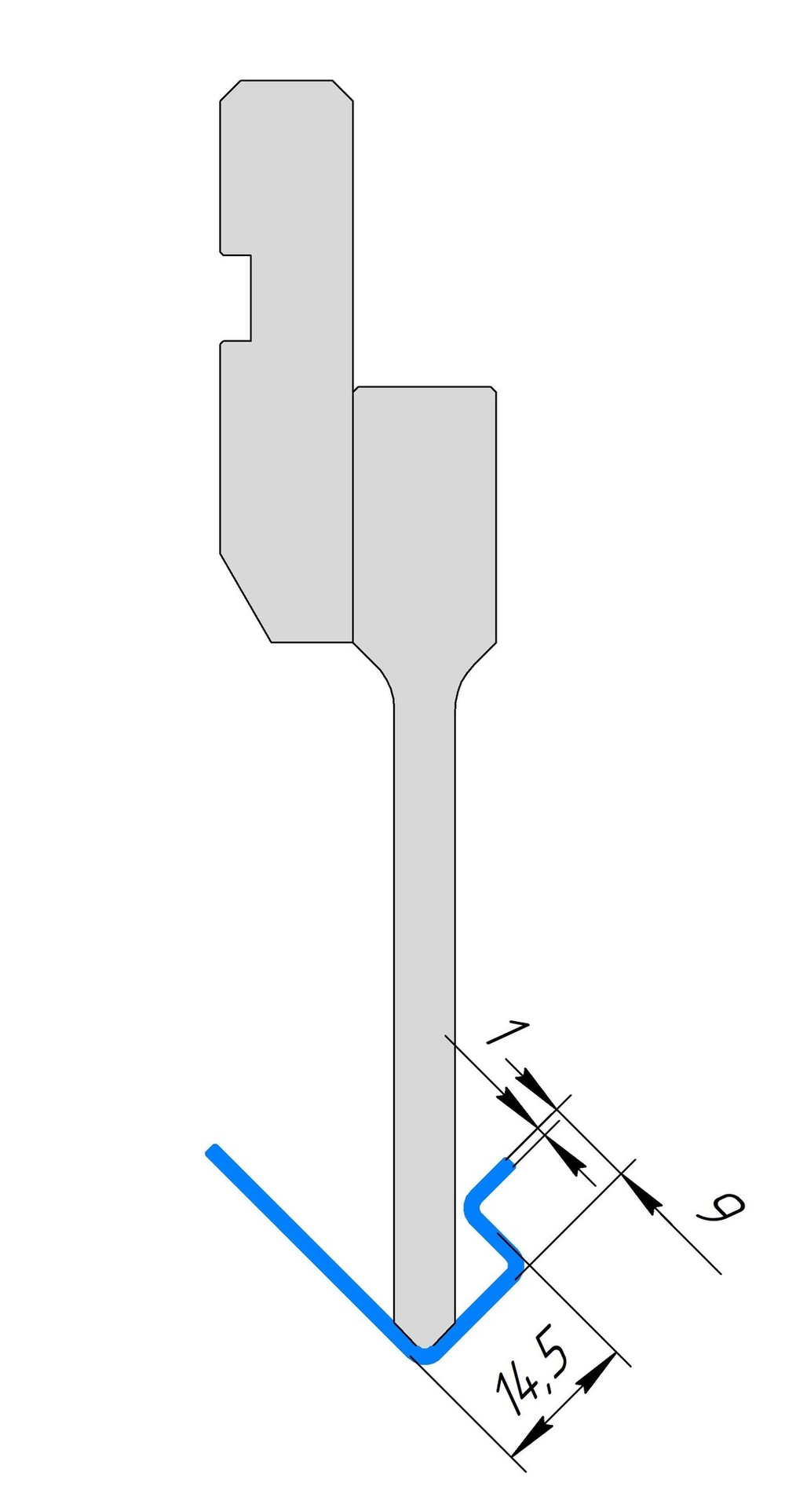 Пуансон AP 1084 88° H94,40 R0,6