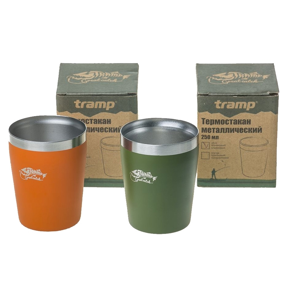 Tramp термостакан металлический TRC-101 250 мл (оранжевый)