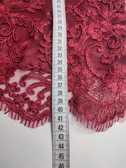 Комплект бордо с кружевом 42 размер, новый